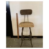 Vintage Drafting Table Stool