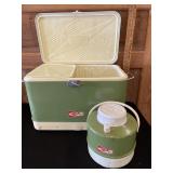 Vintage Gibson Cooler W/ Matching Thermos
