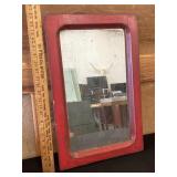 Antique Red Mirror