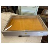 Heavy Aluminum Frame Glass Display Case