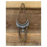 Vintage Necklaece With Large Rhinestones