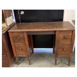 Antique Small 4 Drawer Vanity Desk