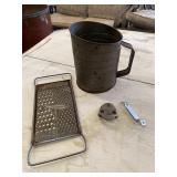 Lot of Vintage Kitchen Sifter & Tools