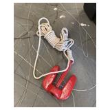 Vintage Red Boat Anchor