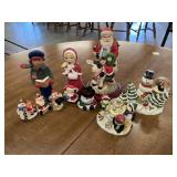 Lot of Christmas Figurines & MORE