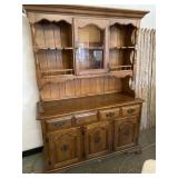 Vintage Welch Style Maple Hutch