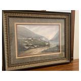 Shepherd & Lambs Very Nice Framed Print 38x29