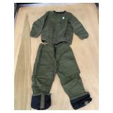 Military Issued Chemical Jacket & Pants Size Large
