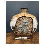 Wolf Indian Jug Made in Magrath Alberta Canada