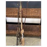 Lot of 6 Vintage Rods Various Lengths