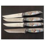 4 Ducks Unlimited Steak Knives