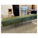 Bolt of Material Green Velvet 6 Yards