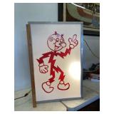 Reddy Kilowatt Advertising Sign Lighted VINTAGE