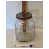 Large Vintage Jar W/Lid