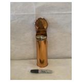 Copper Fireplace Match Holder