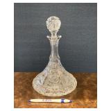 Vintage Crystal  Liquor Decanter
