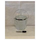 Vintage Glass Ice Bucket