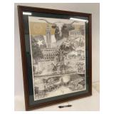 UT Austin Texas Longhorns Framed Print