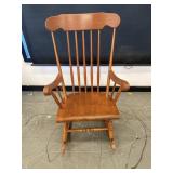 Vintage High Back Rocking Chair