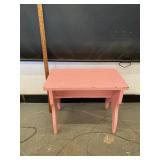 Vintage Pink Stool
