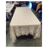 VTG Handmade Crocheted Bedspread