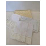 Lot Vintage Tablecloths Various Sizes