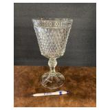 Vintage Glass Compote Vase