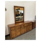 Vintage Contemporary Dresser W/Mirror Very NICE