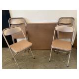 Card Table & 4 Chairs
