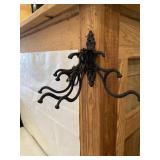 Vintage Iron Wall Coat Rack