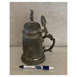 Vintage Silver Beer Stein