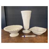 Lot of Vintage Milk Glass