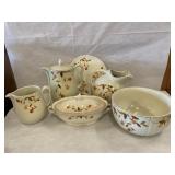 Lot of  Hall Jewell T Autumn Leaf