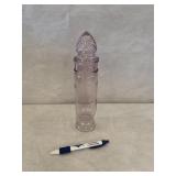 Vintage Tall Lidded Glass Jar