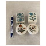 4 Vintage Trinket Boxes