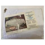 White Tablecloth 68x90 NIP
