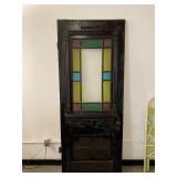 Antique Stain Glass Door