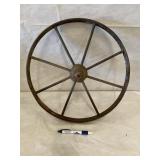 Antique Small Wagon Wheel