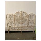 Antique Wicker Full Headboard