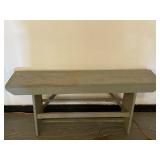 Primitive Store Front Wood Bench