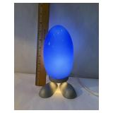 Vintage IKEA Fjorton Dino Egg Glass Lamp