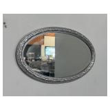 1971 Hoyne Industries Silver Framed Mirror