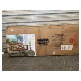 New in Box Farmhouse Wood Porch Swing