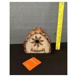 NEW Tin & Wood Bird House