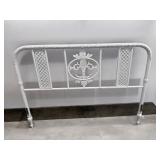 Antique Metal White Headboard