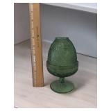 Vintage Green Tiara Fairy Lamp