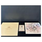 Barbara Mock Signed Dogwood Print COA