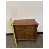 Powell Pine & Bamboo Bedside Table