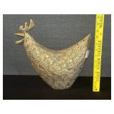 Large Vintage Metal Rooster