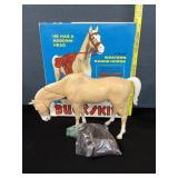 Vintage Buckskin Horse By Marx W/ Original Box